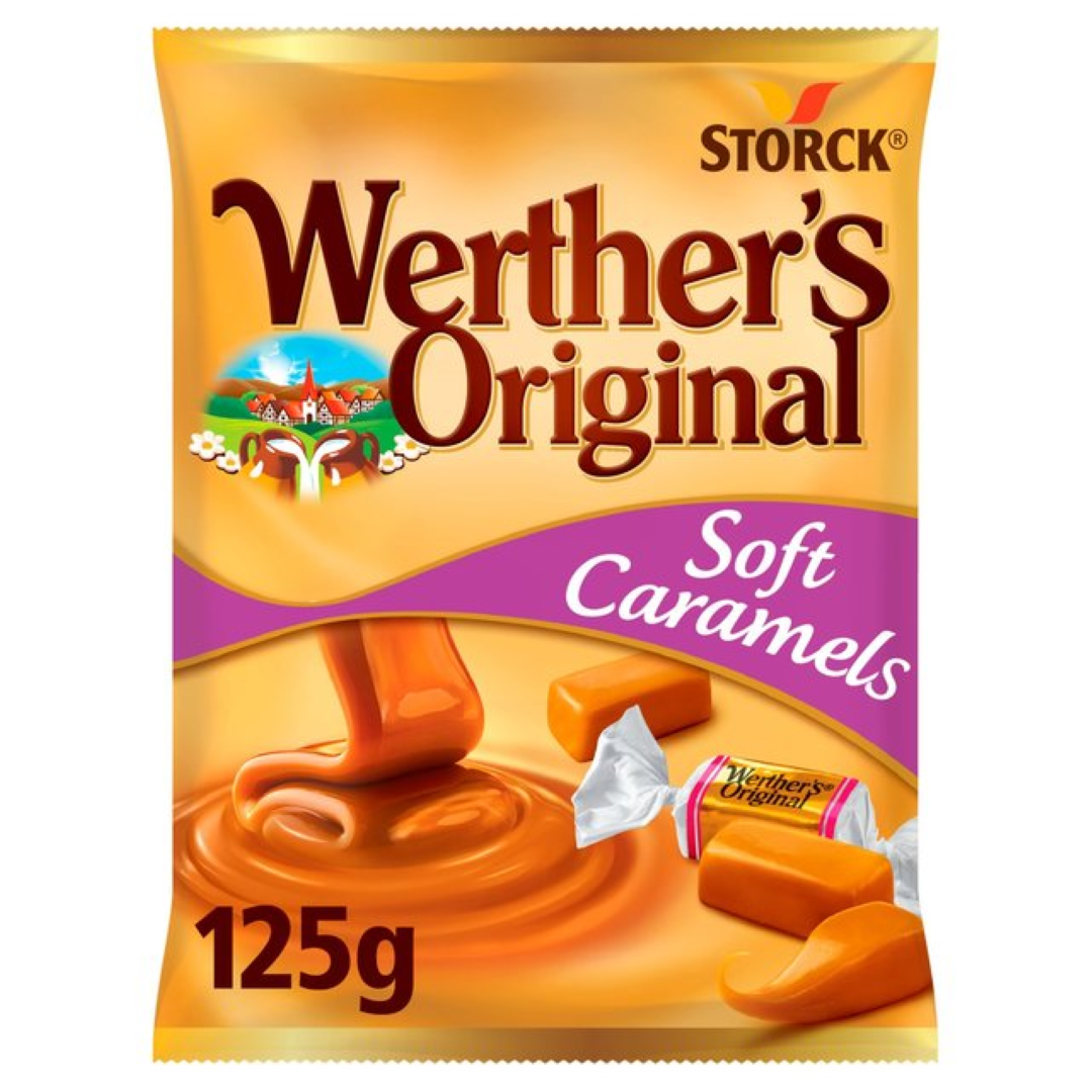 WERTHERS ORIGINAL SOFT CARAMELS 125G